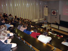 During Dr. Fuks' lecture